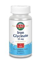 Iron Glycinate 25 мг 90 таблеток (KAL)