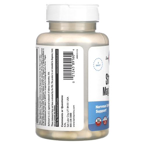 KAL Stress B Mag Glycinate (Глицинат магния против стресса) 60 растительных капсул фото 5