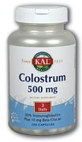 KAL Colostrum 500 мг. (Молозиво) 120 капсул