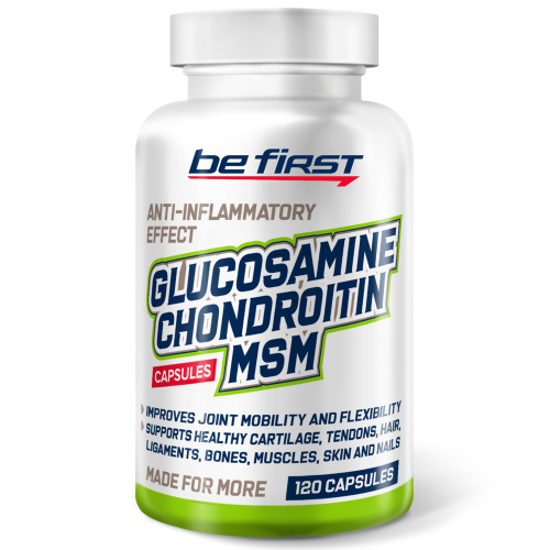 Glucosamine Chondroitin MSM (глюкозамин хондроитин МСМ) 120 капсул (Be First)