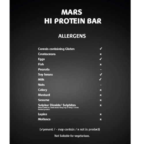 Mars HiProtein Bar 59 гр (Mars Incorporated) фото 3