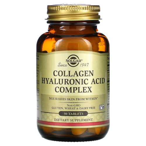 Solgar Гиалуроновая кислота (Hyaluronic Acid) 120 мг. 30 таблеток фото 3