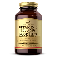 Vitamin C 1500 мг with Rose Hips (витамин C с плодами шиповника) 90 таблеток (Solgar)