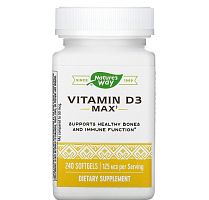 Vitamin D-3 (Витамин D3) 5000 МЕ 240 капсул (Nature's Way)