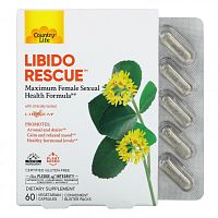Libido Rescue 60 вегетарианских капсул (Country Life)