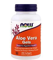 Now Foods Aloe Vera Gels (Алоэ Вера) 250 мягких капсул