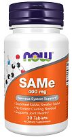 Now Foods SAMe (S-Аденозил-L-Метионин) 400 мг. 30 таблеток