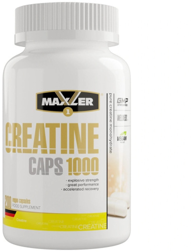 Maxler Creatine Caps 1000 (Креатин) 200 капсул
