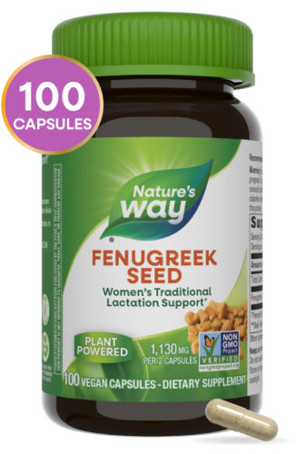 Fenugreek Seed 1130 mg (Семена Пажитник 1130 мг (665 мг в капс) 100 вег капсул (Nature's Way) фото 2