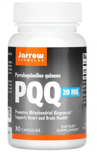 Jarrow Formulas PQQ (Пирролохинолинхинон) 20 мг. 30 капсул фото 3