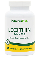 NaturesPlus Lecithin (Лецитин) 1200 мг. 90 мягких капсул