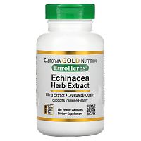 California Gold Nutrition Экстракт Эхинацеи (Echinacea Herb Extract) 180 капсул