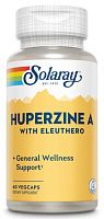 Solaray Huperzine A with Eleuthero (Гиперзин А с Элеутерококком) 60 растительных капсул