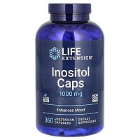 Life Extension Инозитол (Inositol Caps) 1000 мг. 360 растительных капсул