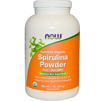 Spirulina 454 g порошок (NOW)