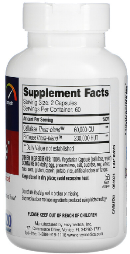 Candidase (Кандидаза) 120 капсул (Enzymedica) фото 2