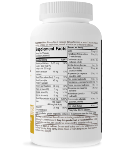 Nature's Way Prenatal Multivitamin with Buffered Vitamin C (Витамины для беременных) 180 капсул фото 2