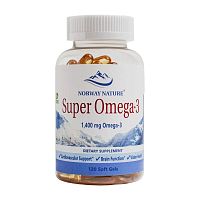 Super Omega-3 1400 мг 120 капсул (Norway Nature)