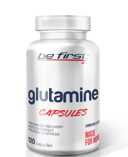 Glutamine Capsules 120 капсул (Be First) фото 3