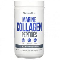 Marine Collagen Peptides (пептиды морского коллагена) без вкусовых добавок 244 г (NaturePlus)