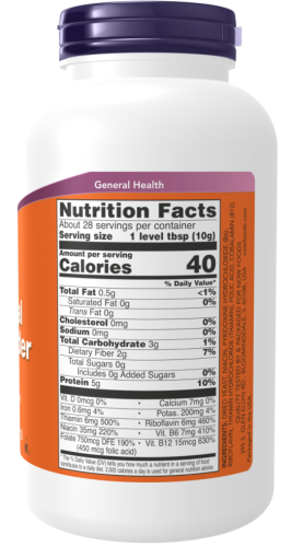 Now Foods Пищевые дрожжи в порошке (Nutritional Yeast Powder) 284 г. фото 5