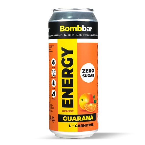 Напиток энергетический Energy Guarana L-carnitine 500 мл (Bombbar)