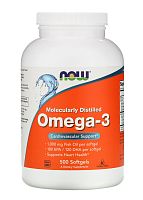 Now Foods Omega-3 (Омега-3) 1000 мг. 500 мягких капсул