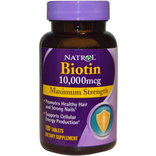Biotin 10000 мкг (Биотин) 100 табл (Natrol) фото 3