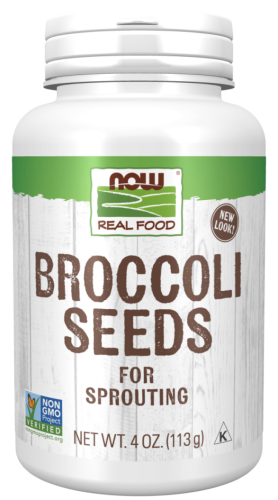 Now Foods Real Food Семена брокколи для проращивания (Broccoli Seeds for Sprouting) 113 г.