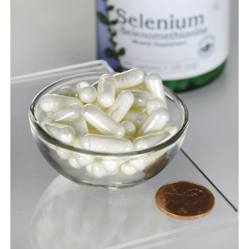 Swanson Selenium L-Selenomethionine (Селен, L-Селенометионин) 100 мкг. 300 капсул фото 2