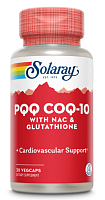 PQQ CoQ-10 with NAC & Glutathione 30 вег капсул (Solaray)