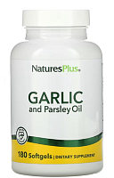 NaturesPlus Garlic and Parsley Oil (Масло чеснока и петрушки) 180 мягких капсул