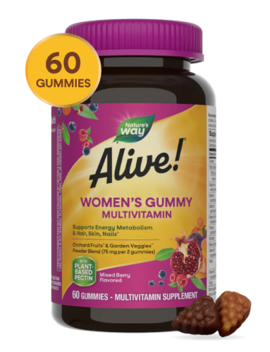 Alive! Women's Gummy Multivitamin (мультивитамины для женщин) 60 жев. конфет (Nature's Way) фото 4