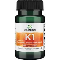 Vitamin K-1 100 мкг (Витамин К-1) 100 таблеток (Swanson)