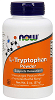 Now Foods L-Триптофан в порошке (L-Tryptophan Powder) 57 г.