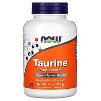 Now Foods Taurine Pure Powder (Таурин в порошке) 227 г.