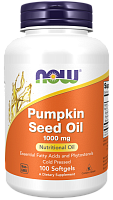 Now Foods Pumpkin Seed Oil (Масло из тыквенных семян) 1000 мг. 100 мягких капсул