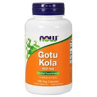 Gotu Kola 450 мг (Готу Кола) 100 вег капсул (Now Foods)