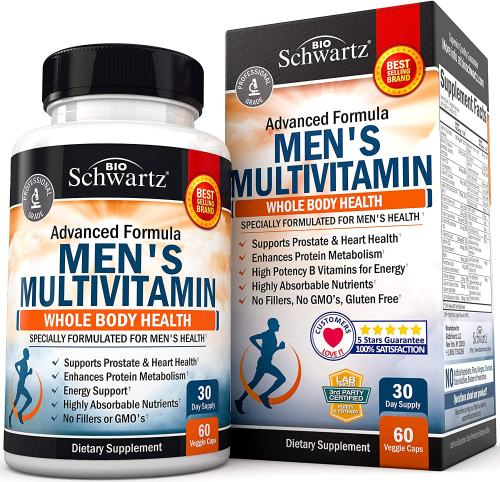 Advanced Formula Men`s Multivitamin (мультивитамины для мужчин) 60 капсул (BioSchwartz)