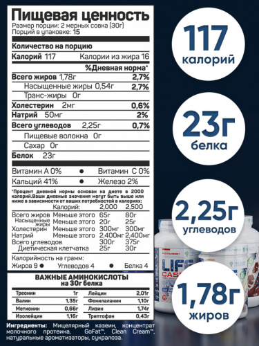 Life Casein 1 Lb - 450 гр (Tree of Life) фото 2