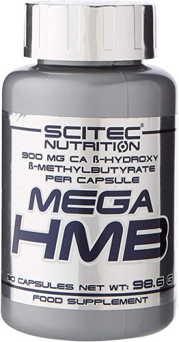 Аминокислота Scitec Nutrition Mega HMB (Гидроксиметилбутират) 900 мг. 90 капсул