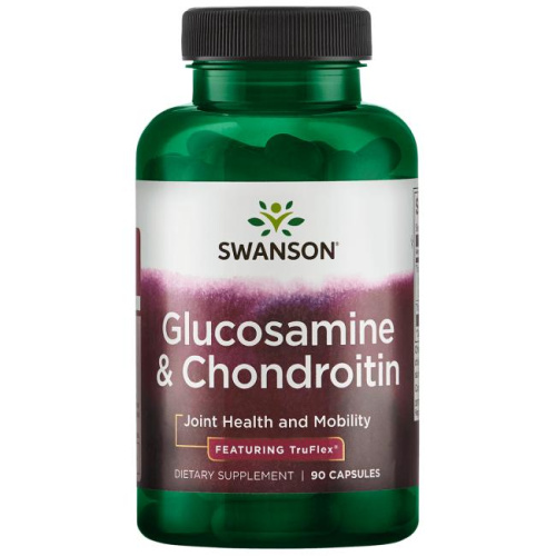 Glucosamine & Chondroitin (Глюкозамин и Хондроитин) 90 капсул (Swanson)