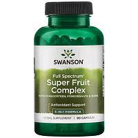 Full Spectrum Super Fruit Complex with Mangosteen, Pomegranete, Noni 90 капс (Swanson) срок 03/2025