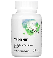 Acetyl-L-Carnitine 500 mg (Ацетил-L-карнитин) 60 капсул (Thorne Research)