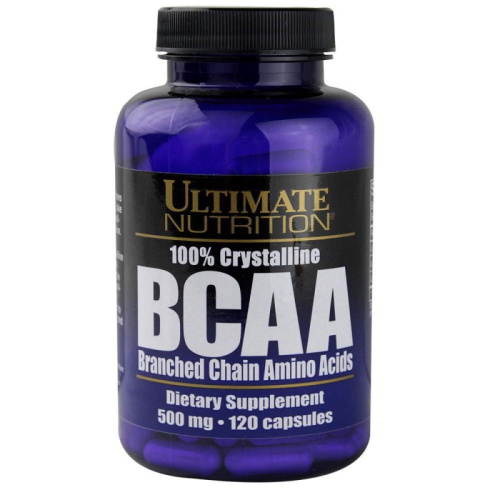 BCAA 500 мг 120 капсул (Ultimate Nutrition)