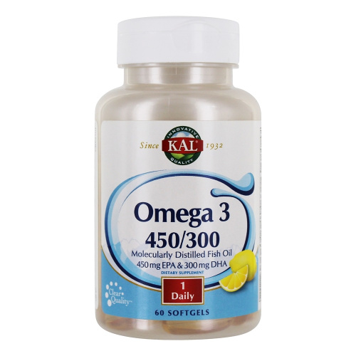 Omega-3 450/300 60 мягких капсул (KAL)