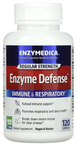 Enzyme Defense (Протеолитические Ферменты) 120 капсул (Enzymedica) Enzyme Defense (Протеолитические Ферменты) 120 капсул (Enzymedica)
