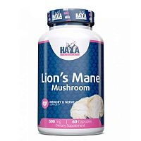 Lion's Mane 500 mg (Ежовик гребенчатый) 60 капсул (Haya Labs)