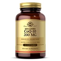 Solgar Megasorb CoQ-10 200 мг. 60 мягких капсул