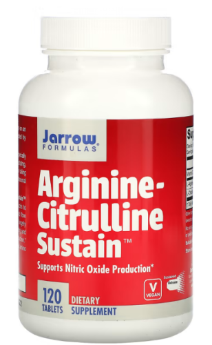 Arginine-Citrulline Sustain (Аргинин и Цитруллин) 120 таблеток (Jarrow Formulas)